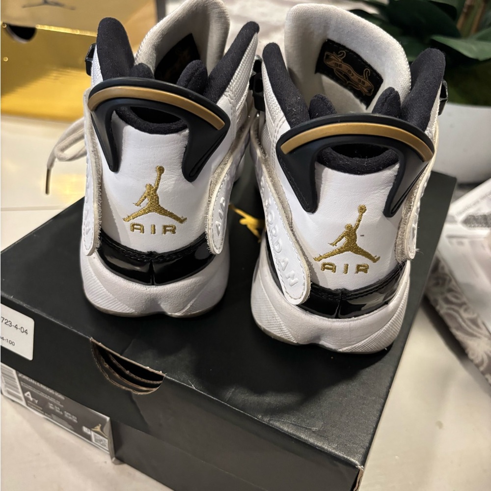 Jordan Retro Black and White Sneakers - Picture 6 of 11